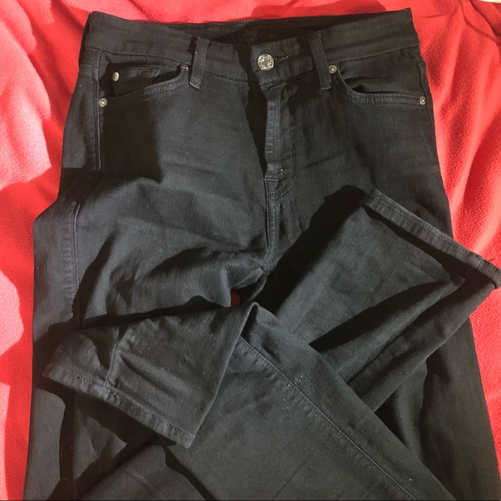 7 for all mankind black jean